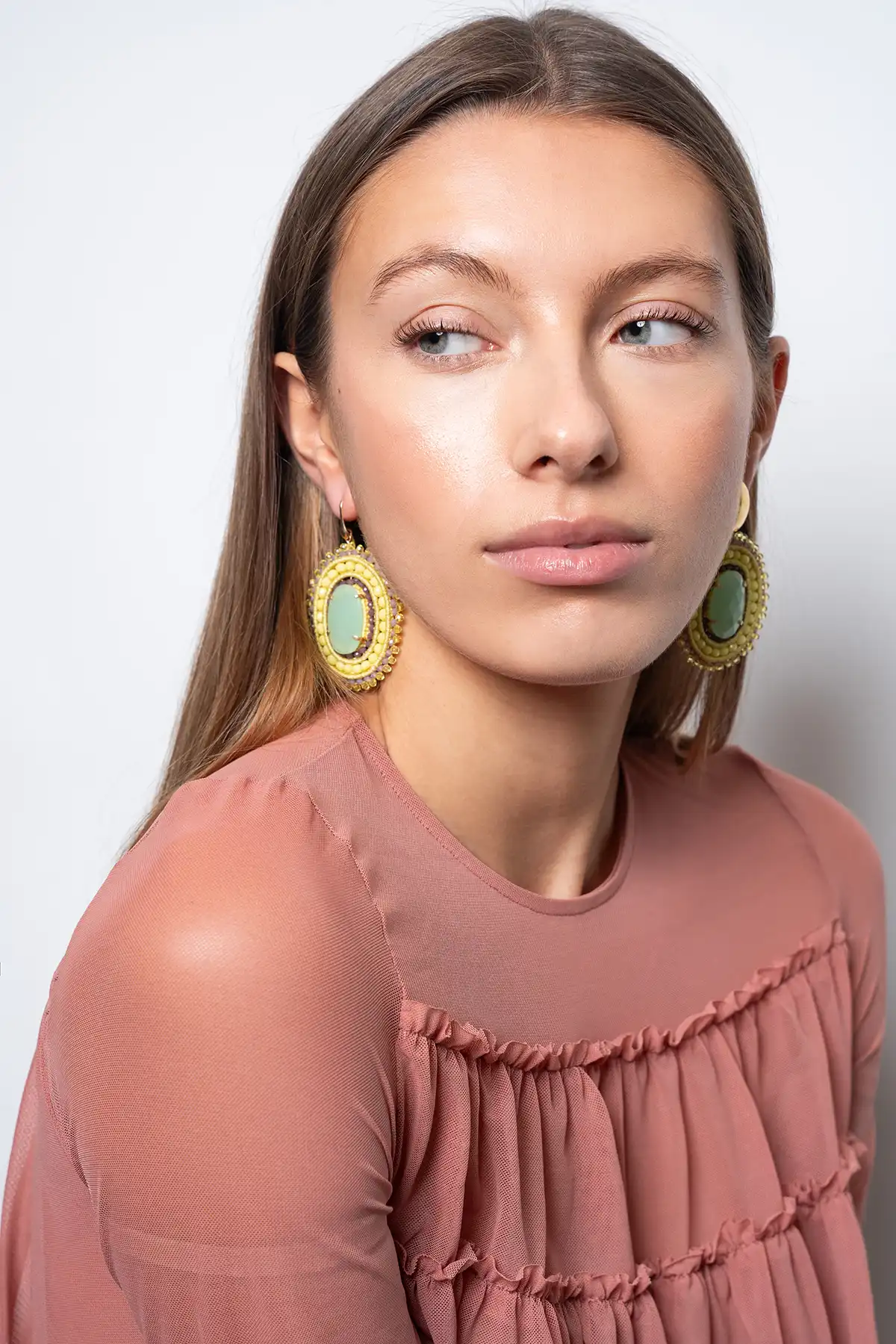 Lemon Mix Oorbellen Jamie Filled Oval 3 Rings With Stonelott-theme.productDescriptionPage.SEO.byTheBrand