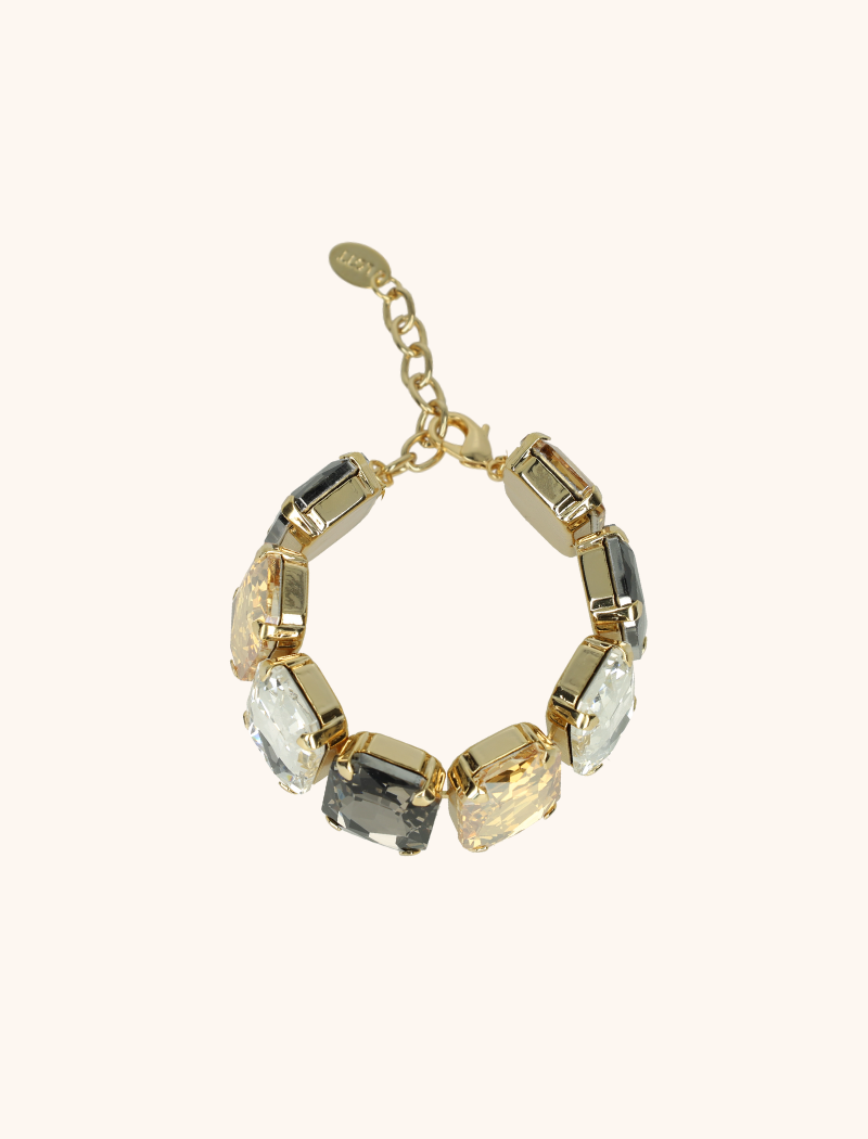 Schwarzer Diamant/Schatten Armband Amalie L