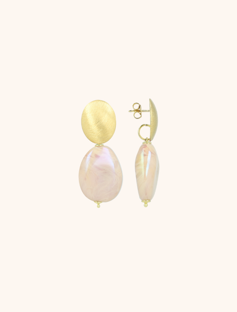 Holo Ivory Oorbellen Amber Squeezed Droplott-theme.productDescriptionPage.SEO.byTheBrand