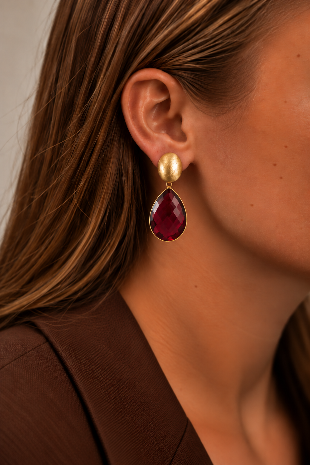 Bordeaux Framed Drop Rae L