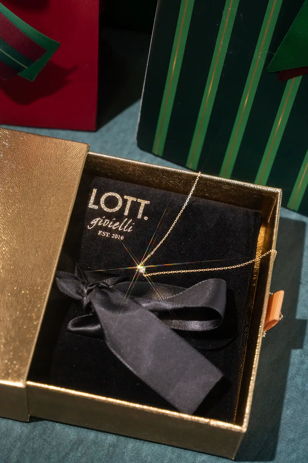 9 Karaat Ketting One Diamond