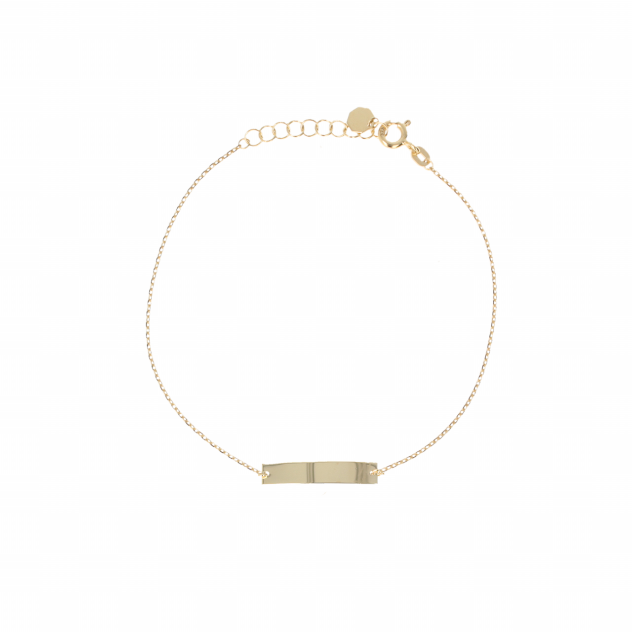 9 Karaat Armband Bar L
