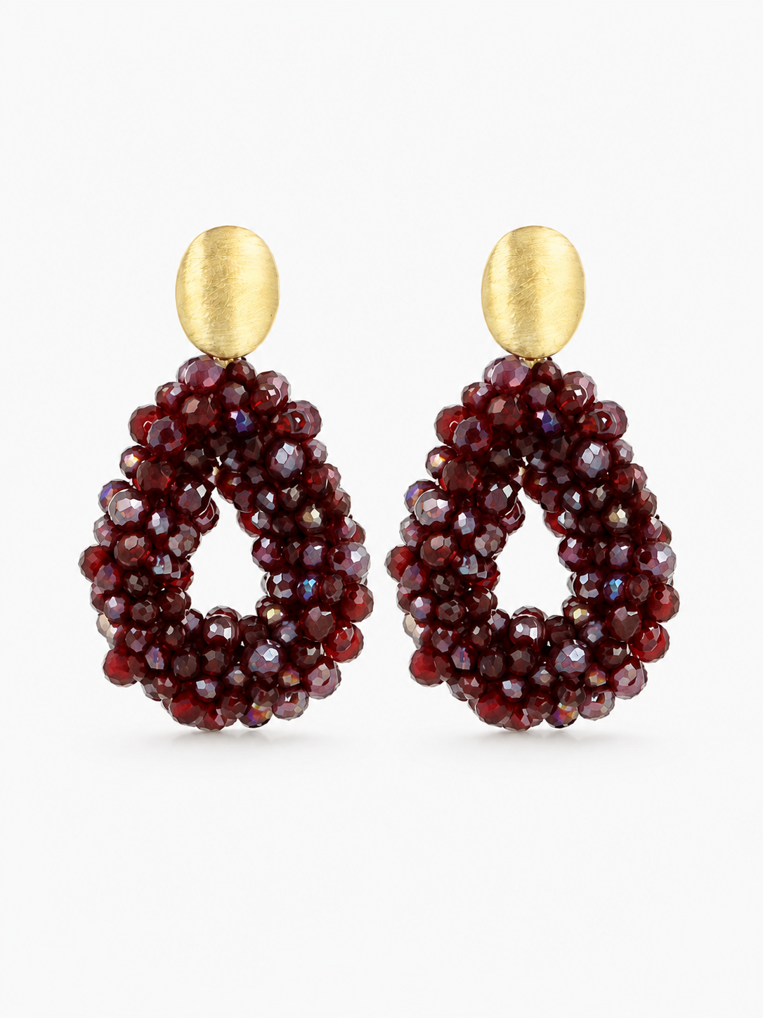 Bordeaux Drop Irregular Stones Berry S