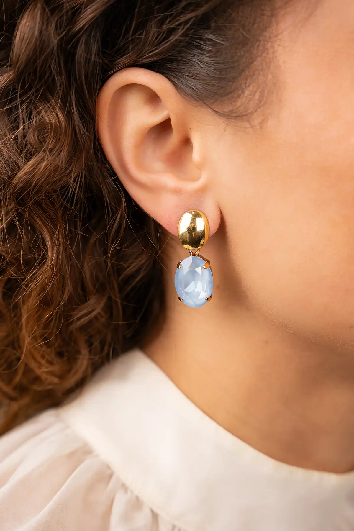 Blauwe oorbellen Daan ovaal Mlott-theme.productDescriptionPage.SEO.byTheBrand