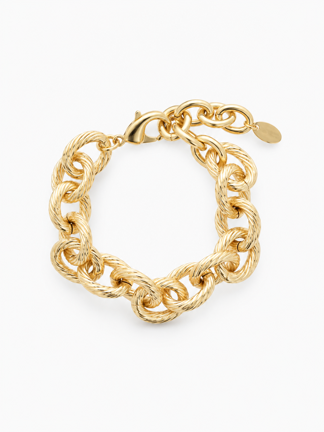 16.005 - gold colored soft gold cable rope medium