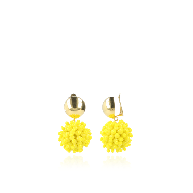 Gele Clip Oorbellen Louise Glassberry Globe L Dubbel Tonallott-theme.productDescriptionPage.SEO.byTheBrand