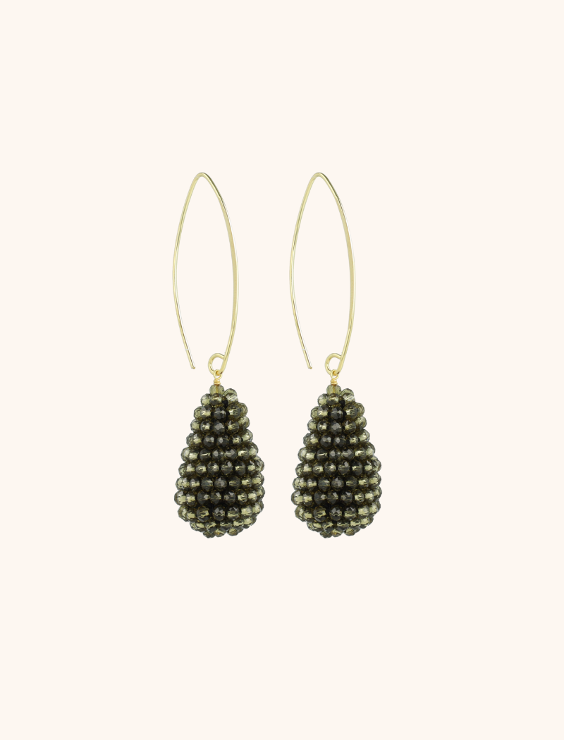 Dark Olive Earrings Amy Cone S