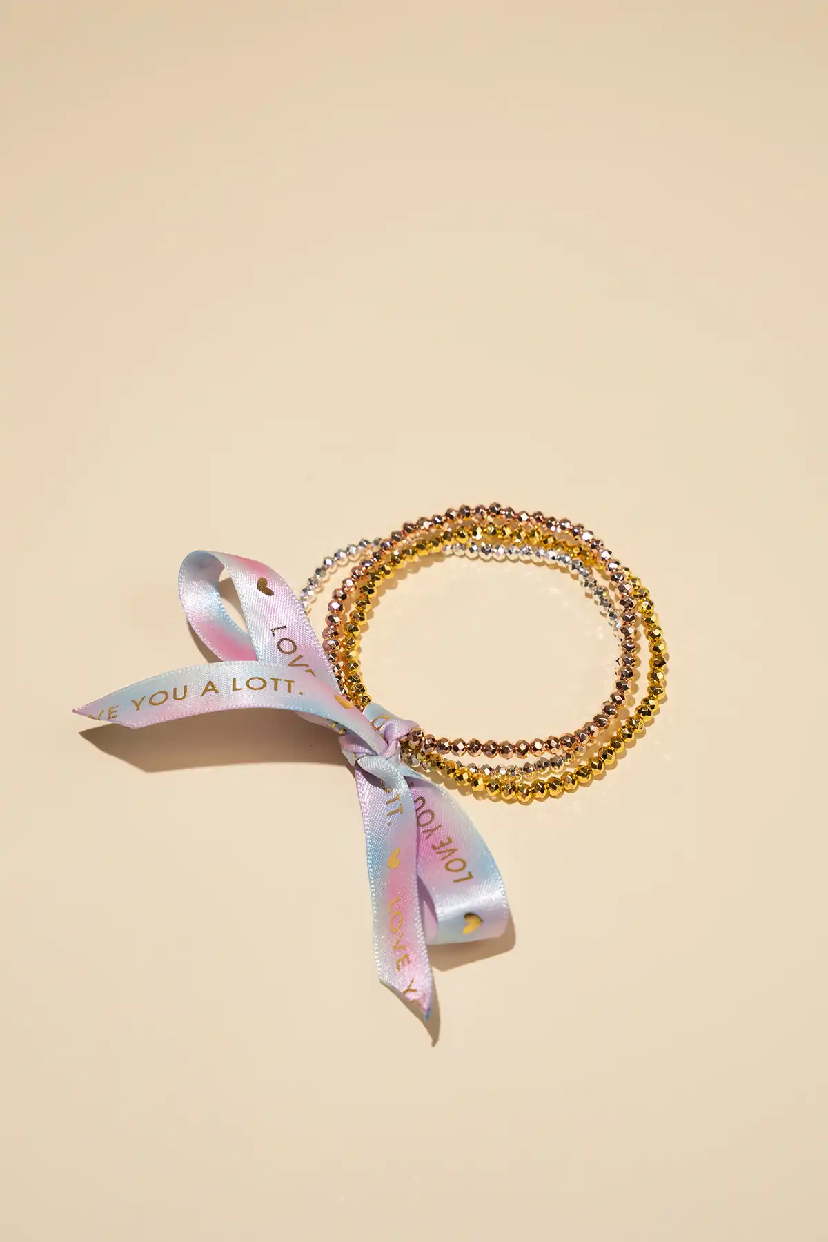 Armband Sparkle Trio Goud/Zilver/Roségoud