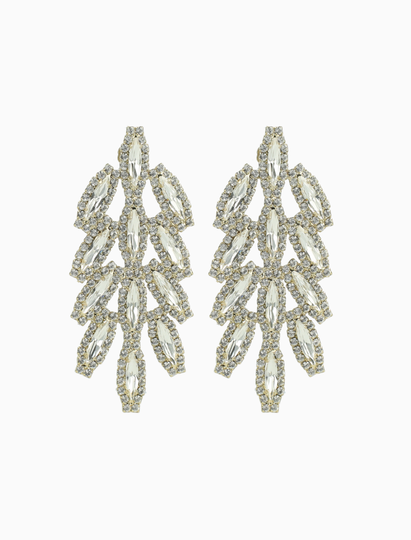 Fieve Oorbellen Marquise Waterval L Kristal