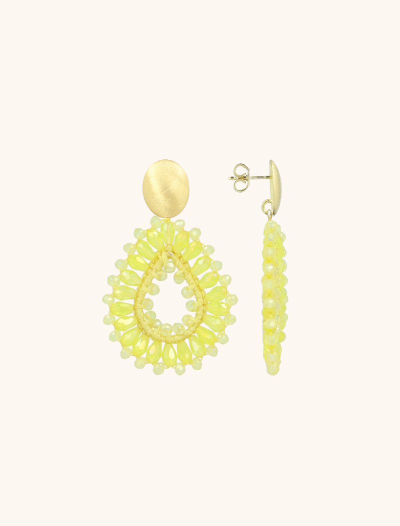 Light Yellow Oorbellen Robin Drop Crystal Smalllott-theme.productDescriptionPage.SEO.byTheBrand
