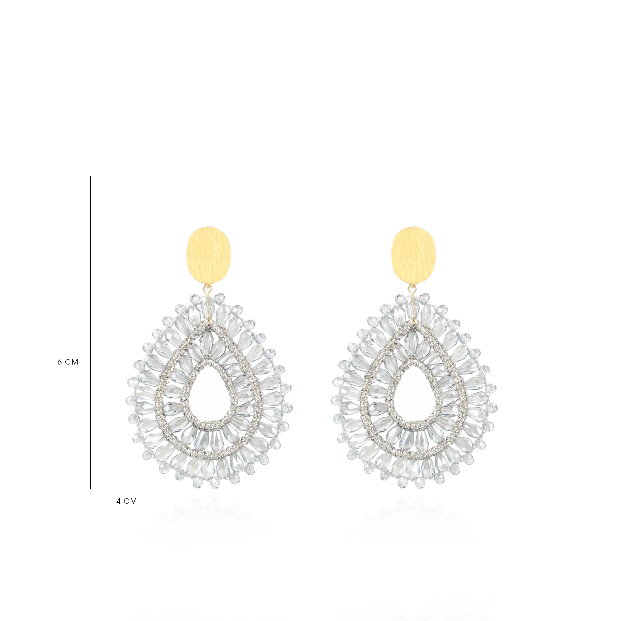 Ijs Blauwe Oorbellen Silk Drop Double Crystallott-theme.productDescriptionPage.SEO.byTheBrand