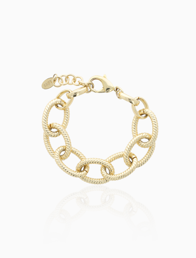 Orlina - CLA Bracelet Cable Rope L - Soft Gold