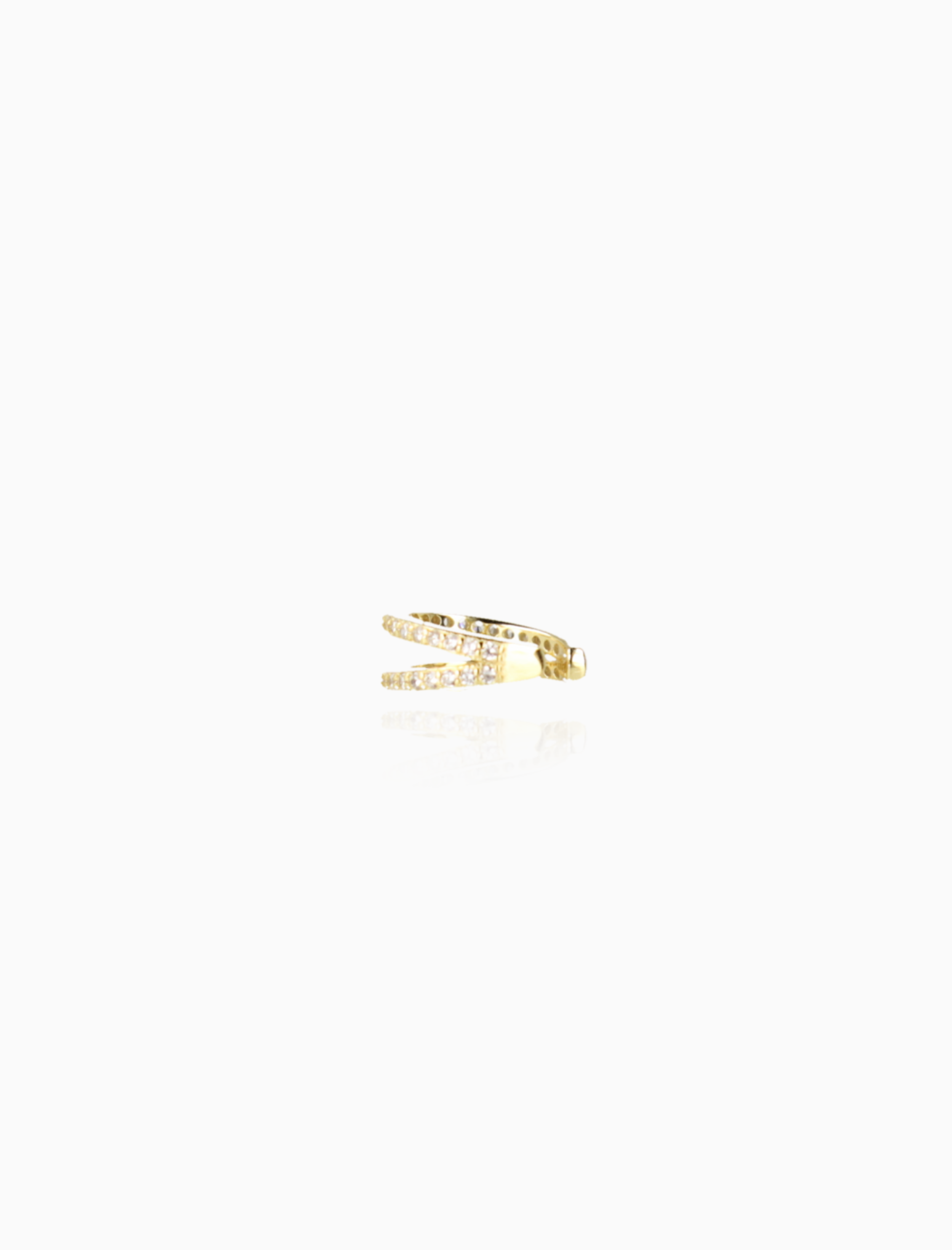 Tiny by LOTT. Ear Cuff Dubbel Crystal