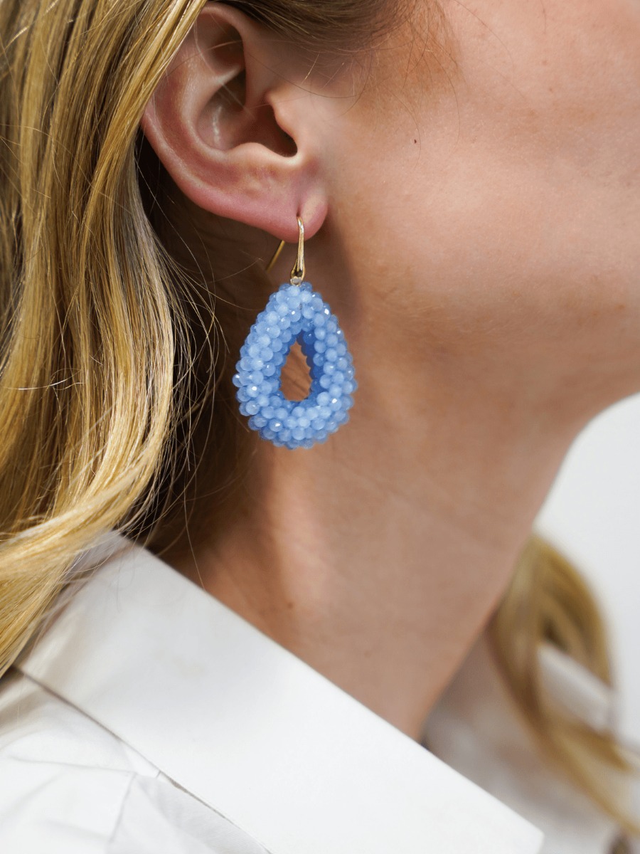 Baby Blue Earrings Berry Drop S