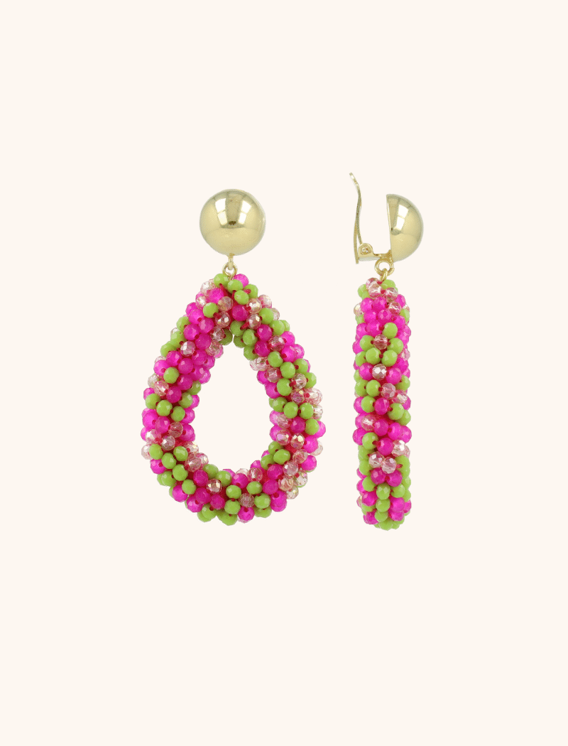 Fuchsia Lime Earrings Berry Drop L Cliplott-theme.productDescriptionPage.SEO.byTheBrand