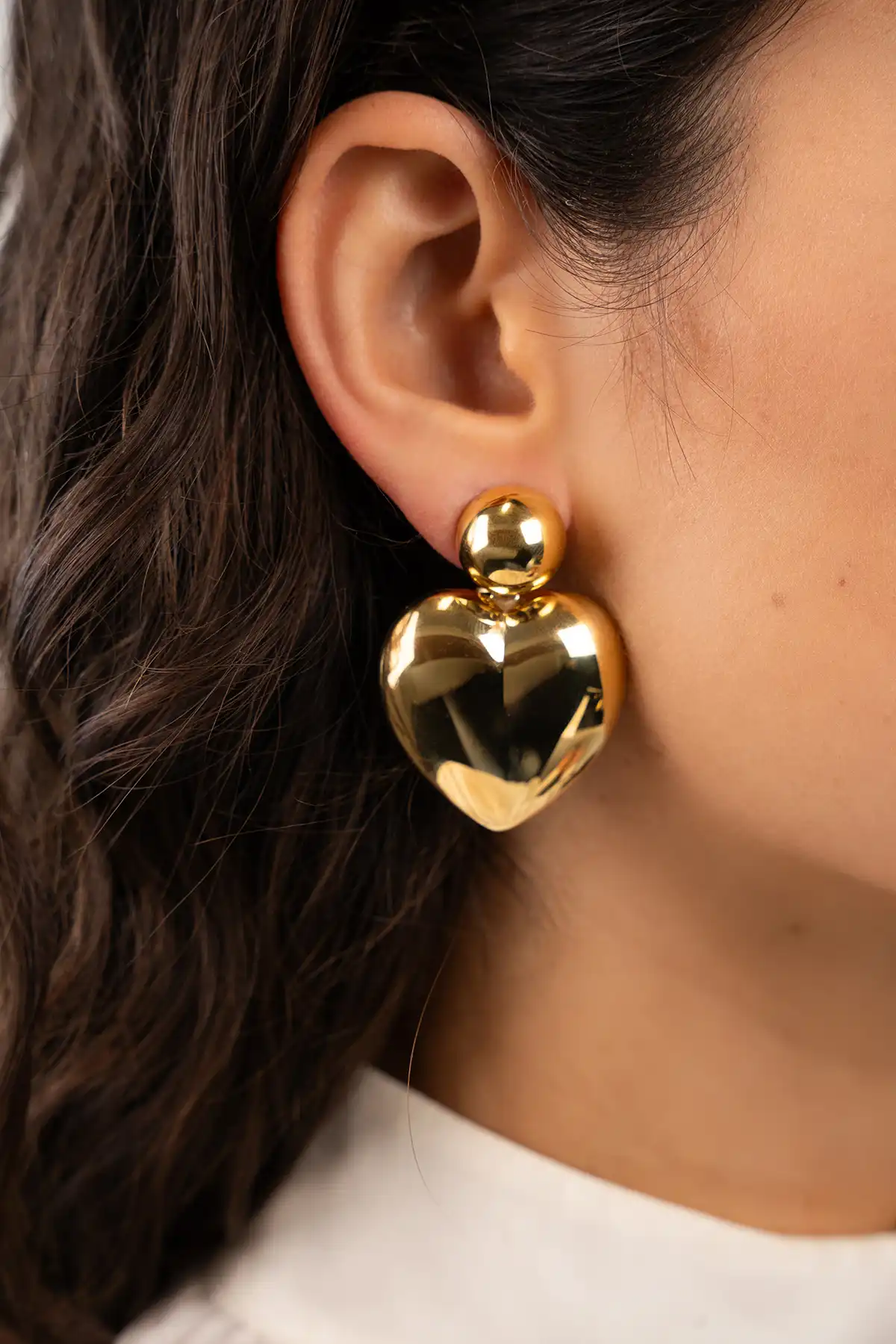 Classic Earrings Heart L