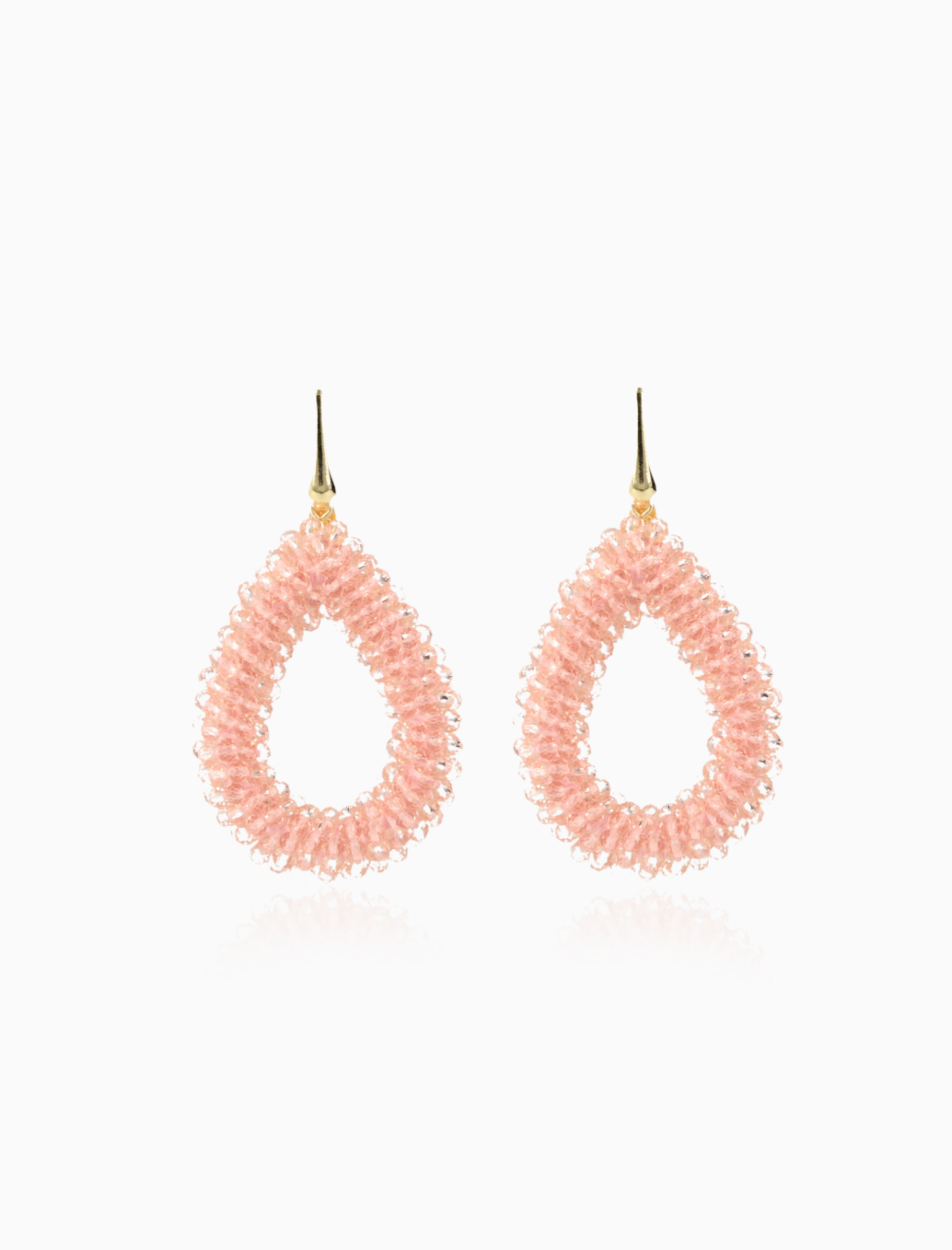 Licht Roze Oorbellen Berry Drop L