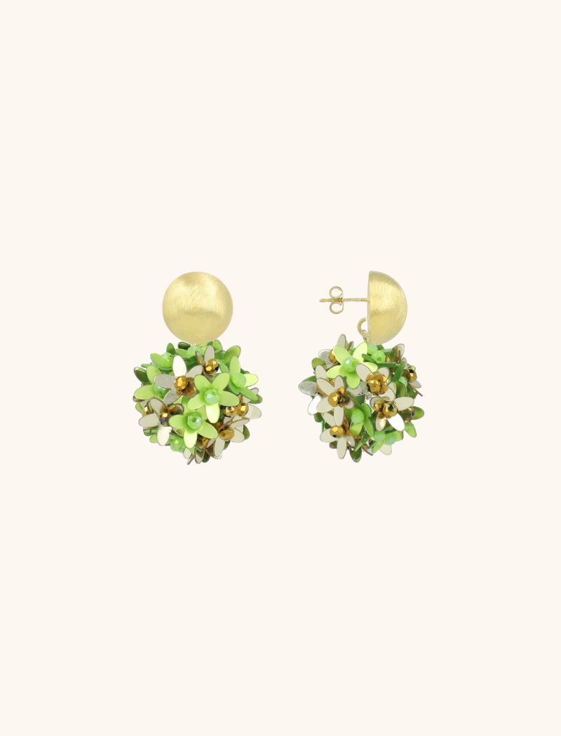 Grune Ohrringe Daisy Pailletten Blumen Globe S  lott-theme.productDescriptionPage.SEO.byTheBrand