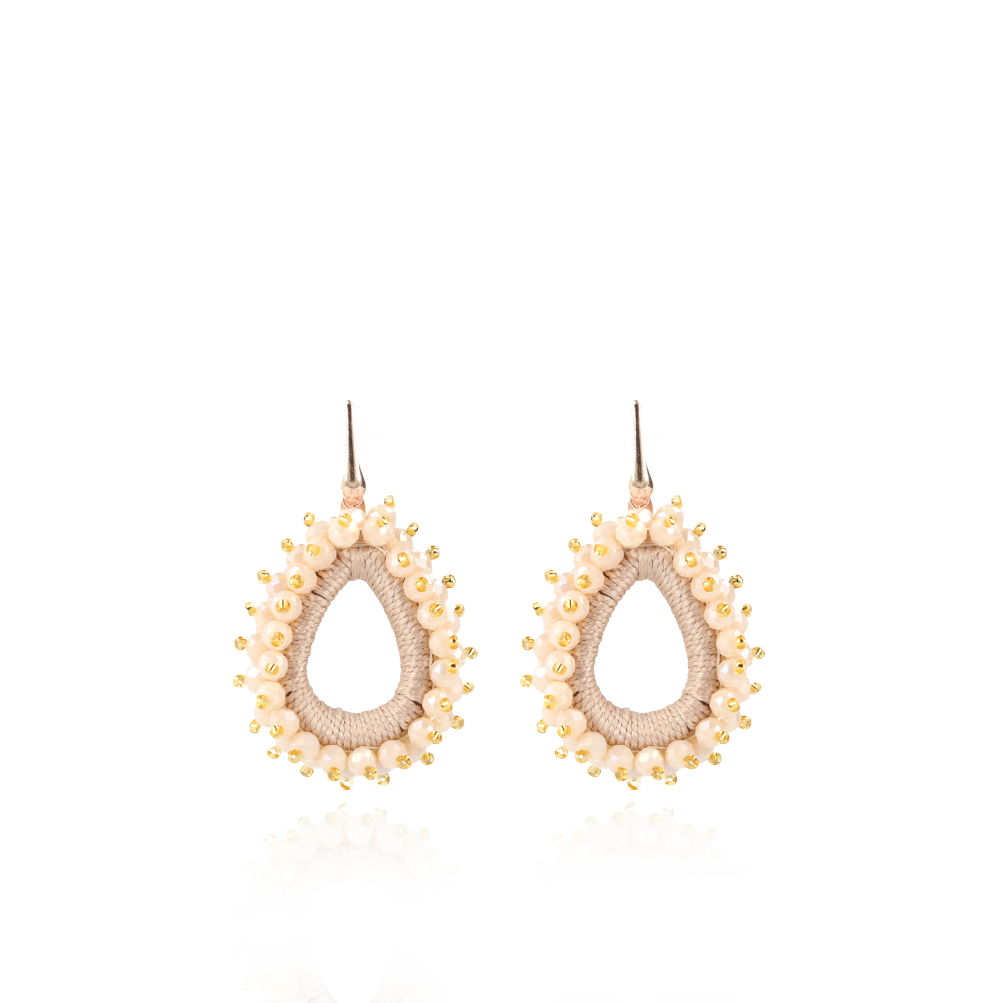 Creme Oorbellen Carina Urchin Drop Mlott-theme.productDescriptionPage.SEO.byTheBrand