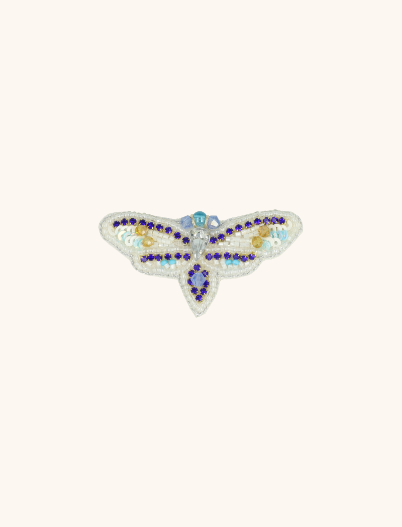 Broche Dragonfly S - Crystal Blue 