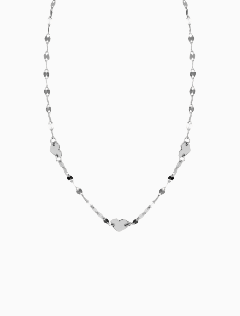 Symbool Ketting Pailletes Hart