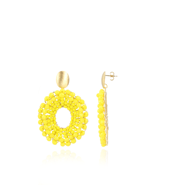 Gele oorbellen Mia Ovaallott-theme.productDescriptionPage.SEO.byTheBrand