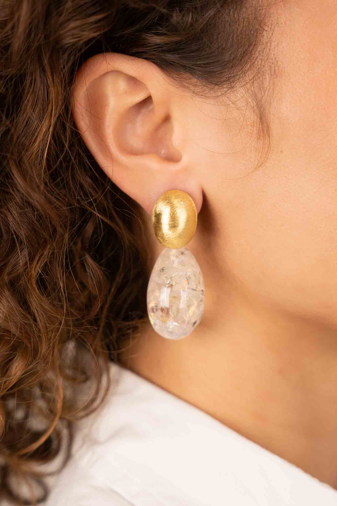 Crystal Earrings Merel Oval Droplott-theme.productDescriptionPage.SEO.byTheBrand