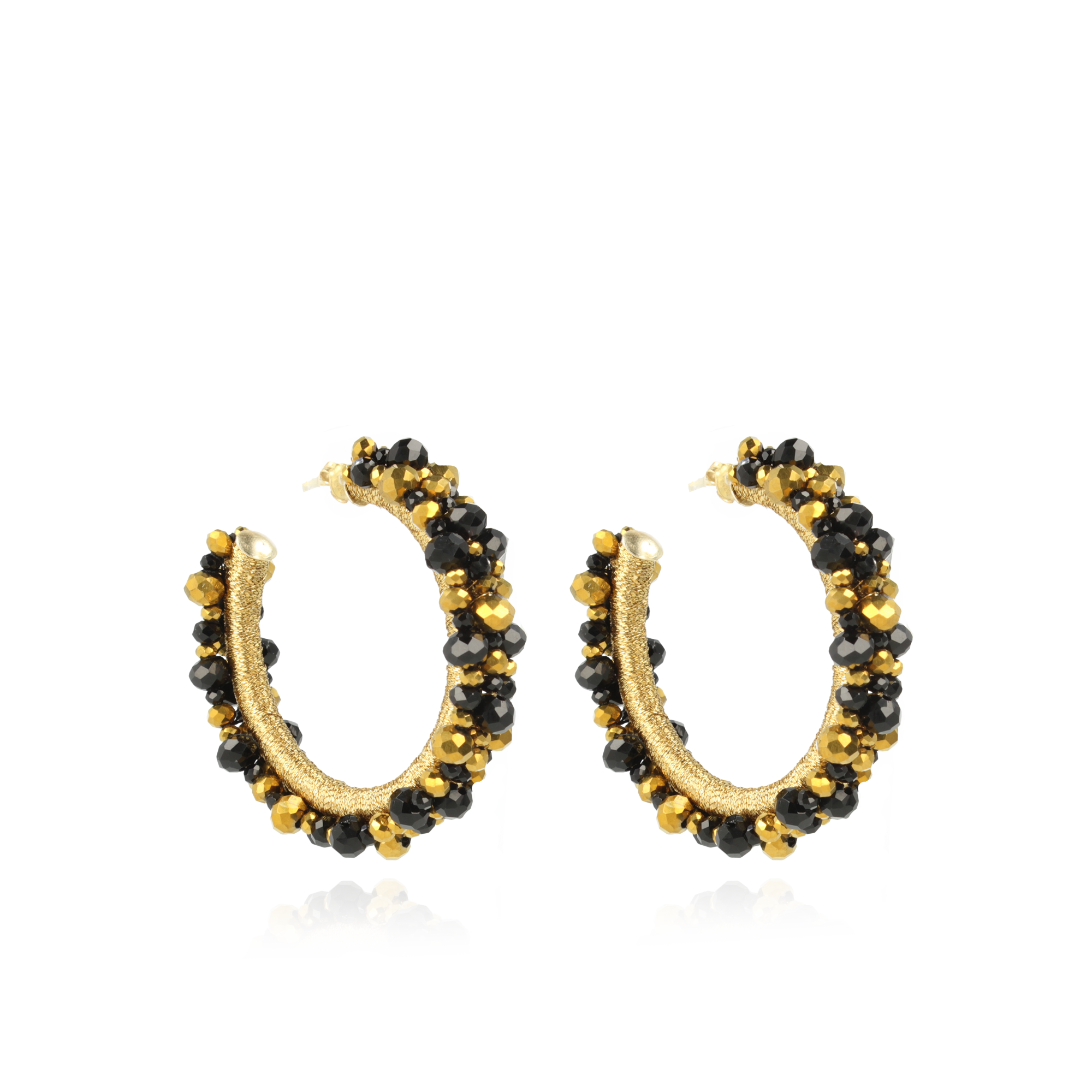 Brown Earrings Brecht Irregular Urchin Creole L