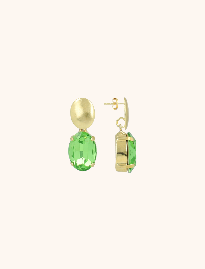 Peridot Daan Oorbellen Ovaal Strass Pendant M lott-theme.productDescriptionPage.SEO.byTheBrand