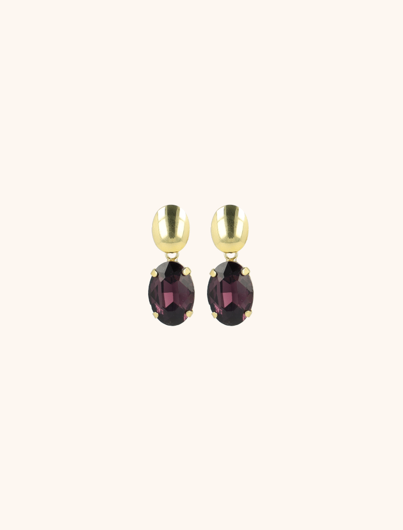 Daan Oorbellen Ovaal Strass Pendant S Paarslott-theme.productDescriptionPage.SEO.byTheBrand
