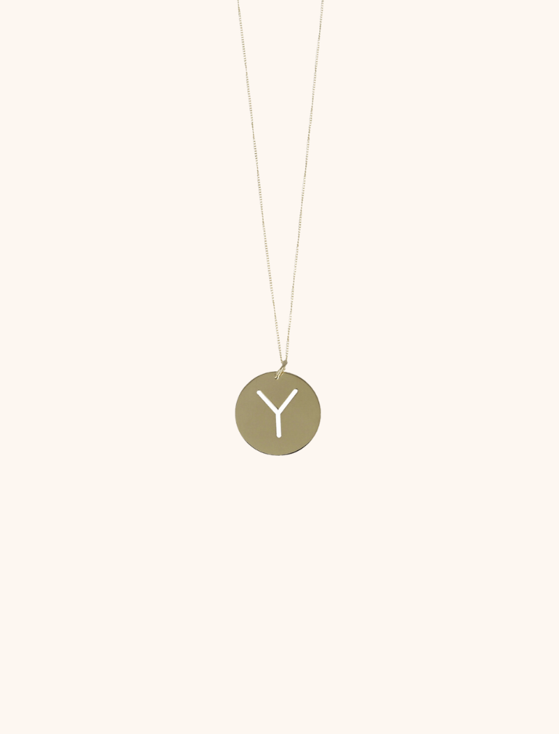 Ketting initial Pendant Gourmet Goudlott-theme.productDescriptionPage.SEO.byTheBrand