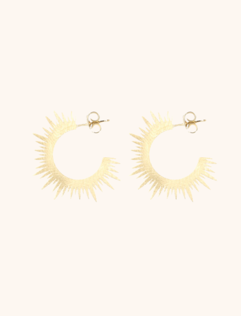 Classic Earrings Sun Creole S