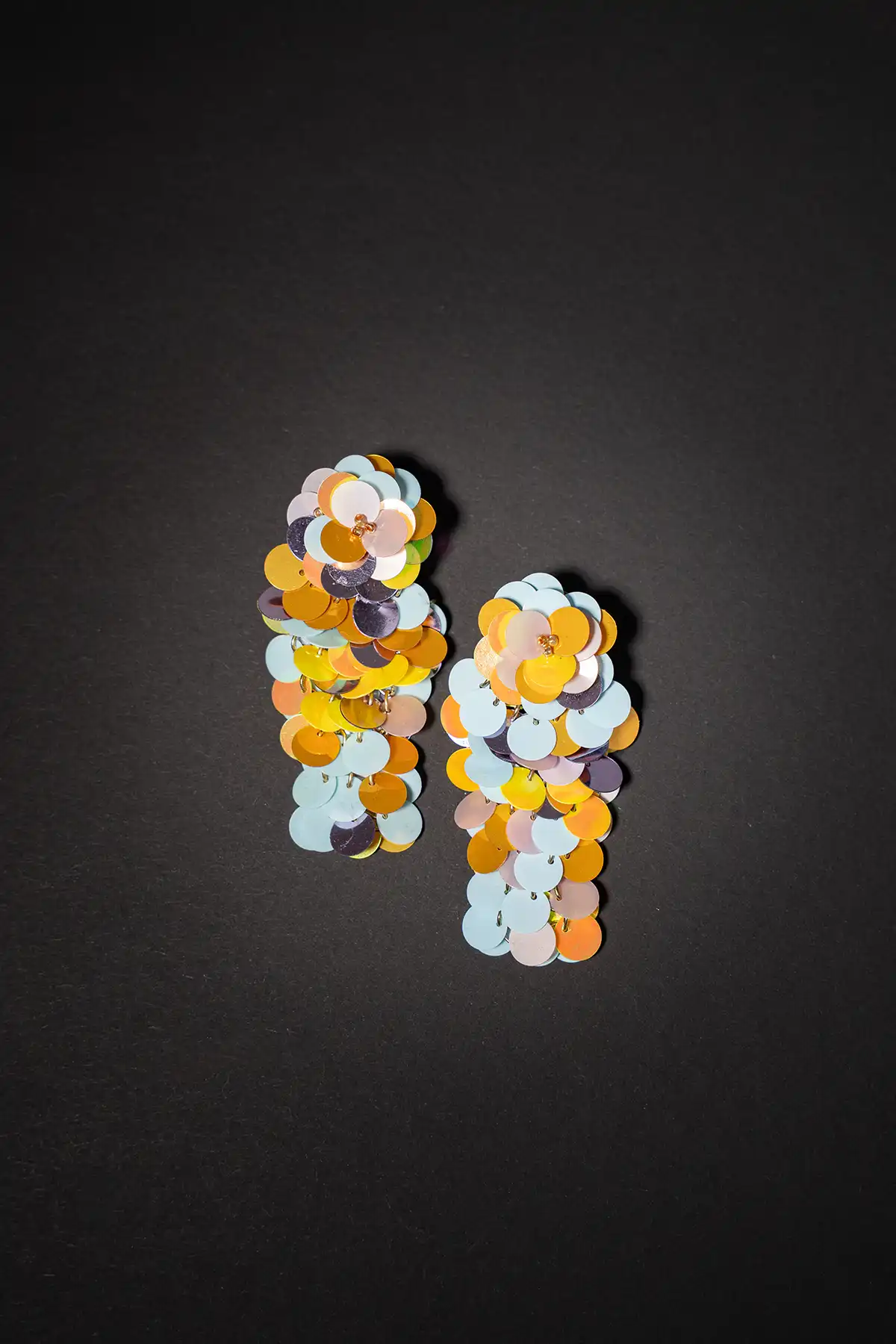 Gelb/Lavendel/Minze Ohrringe Linde Sequin Waterfall L  lott-theme.productDescriptionPage.SEO.byTheBrand