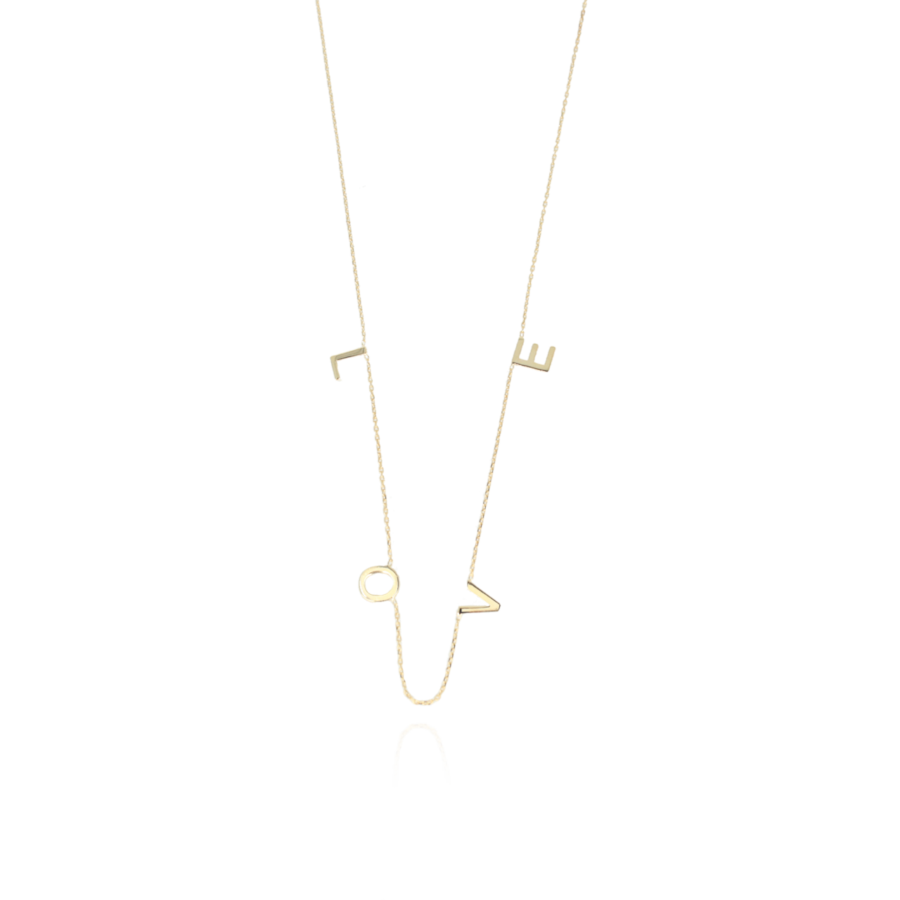 14 Karaat Ketting LOVE