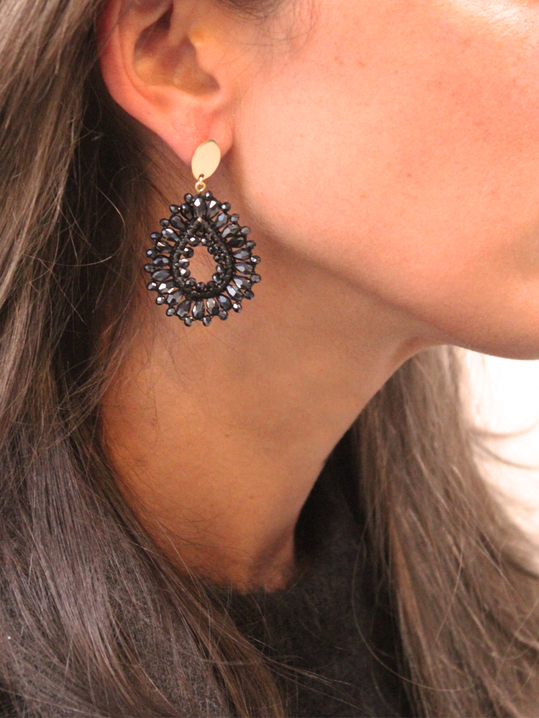 Blauwe oorbellen Robin Silk Drop Crystal S Metalliclott-theme.productDescriptionPage.SEO.byTheBrand