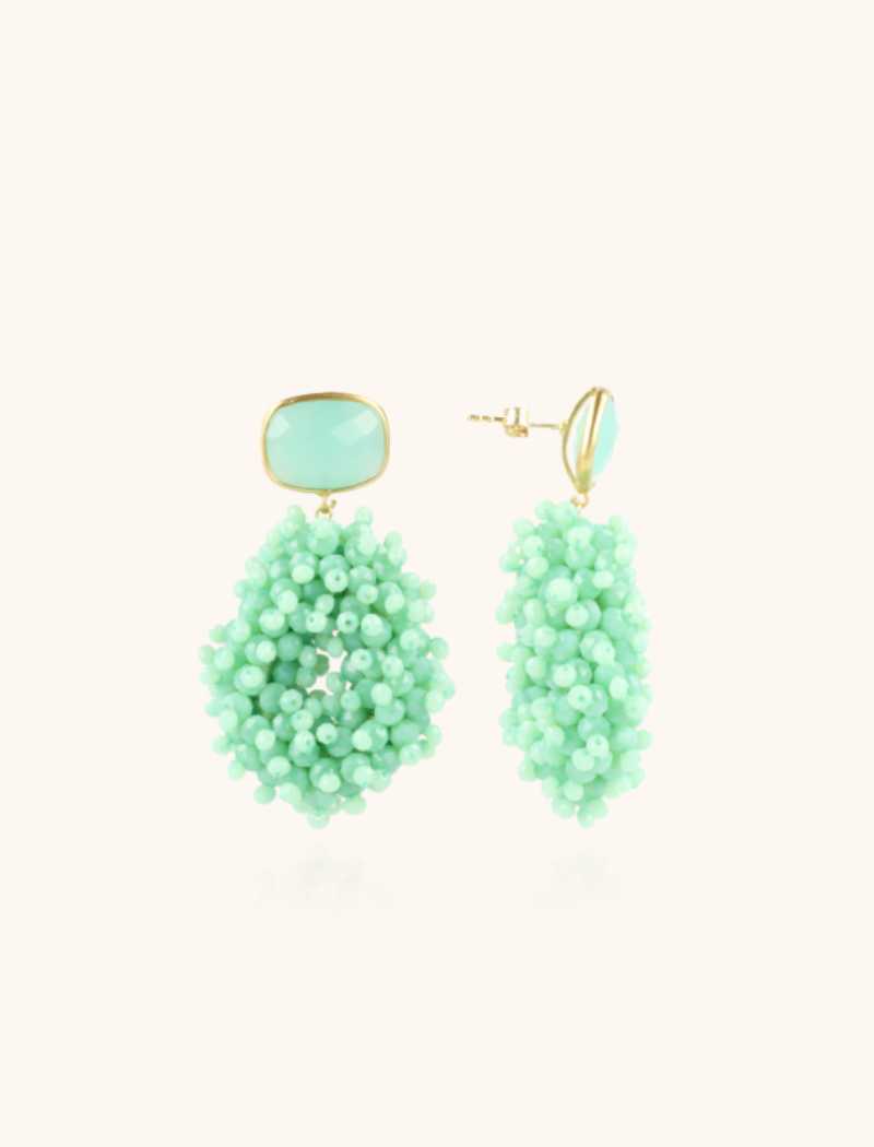 Licht Turquoise Oorbellen Louise Glassberry Druppel S Double Stones Tonal quartzlott-theme.productDescriptionPage.SEO.byTheBrand