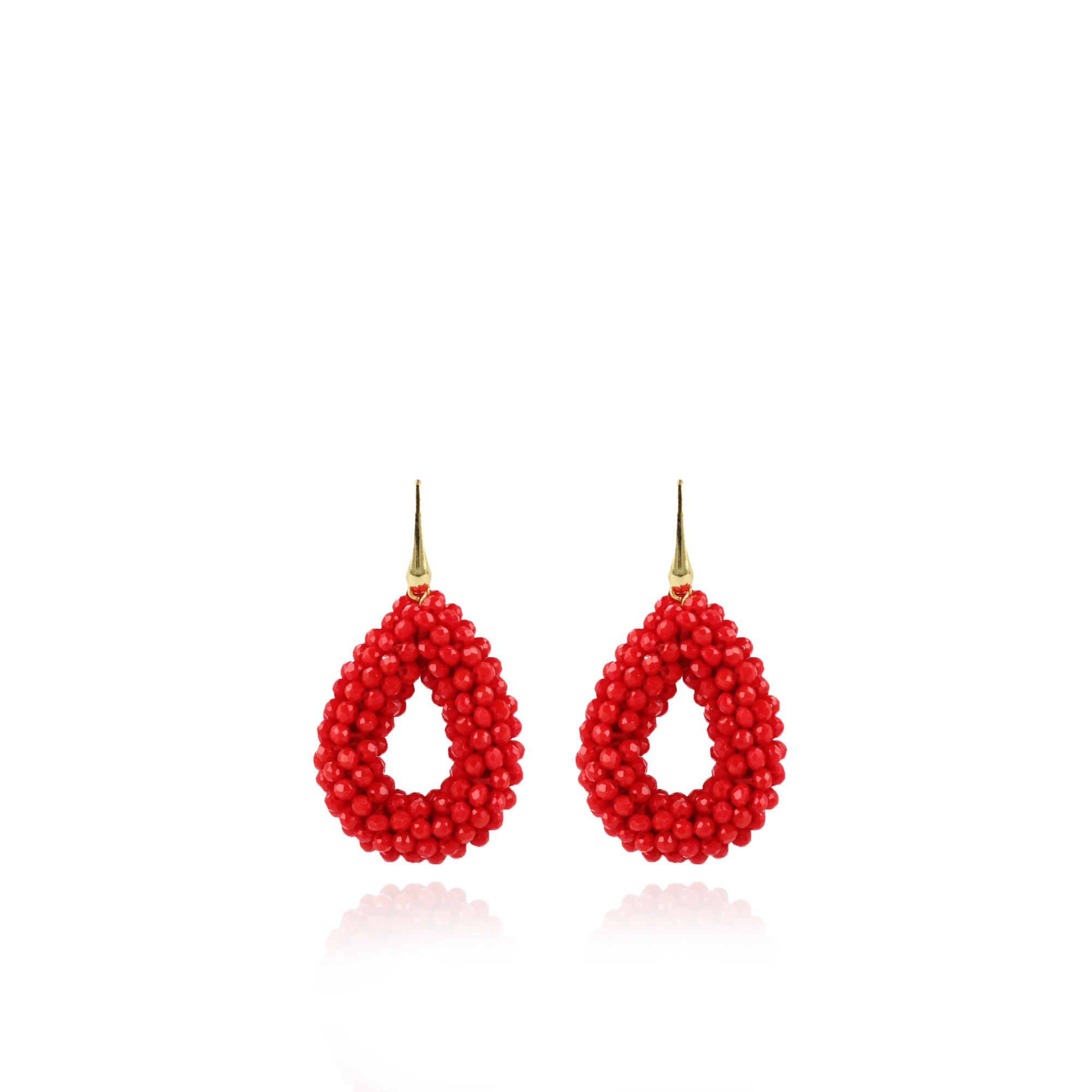 Red earrings Berry Maxi glassberry drop S