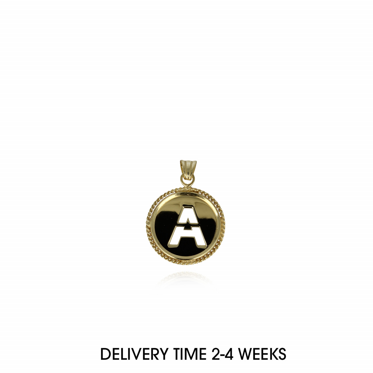 Initial Medaillon Pendant