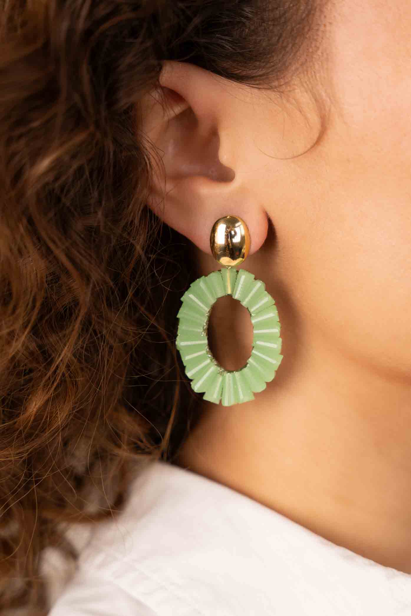 Lime Oorbellen Danee Ovaal Tubelott-theme.productDescriptionPage.SEO.byTheBrand