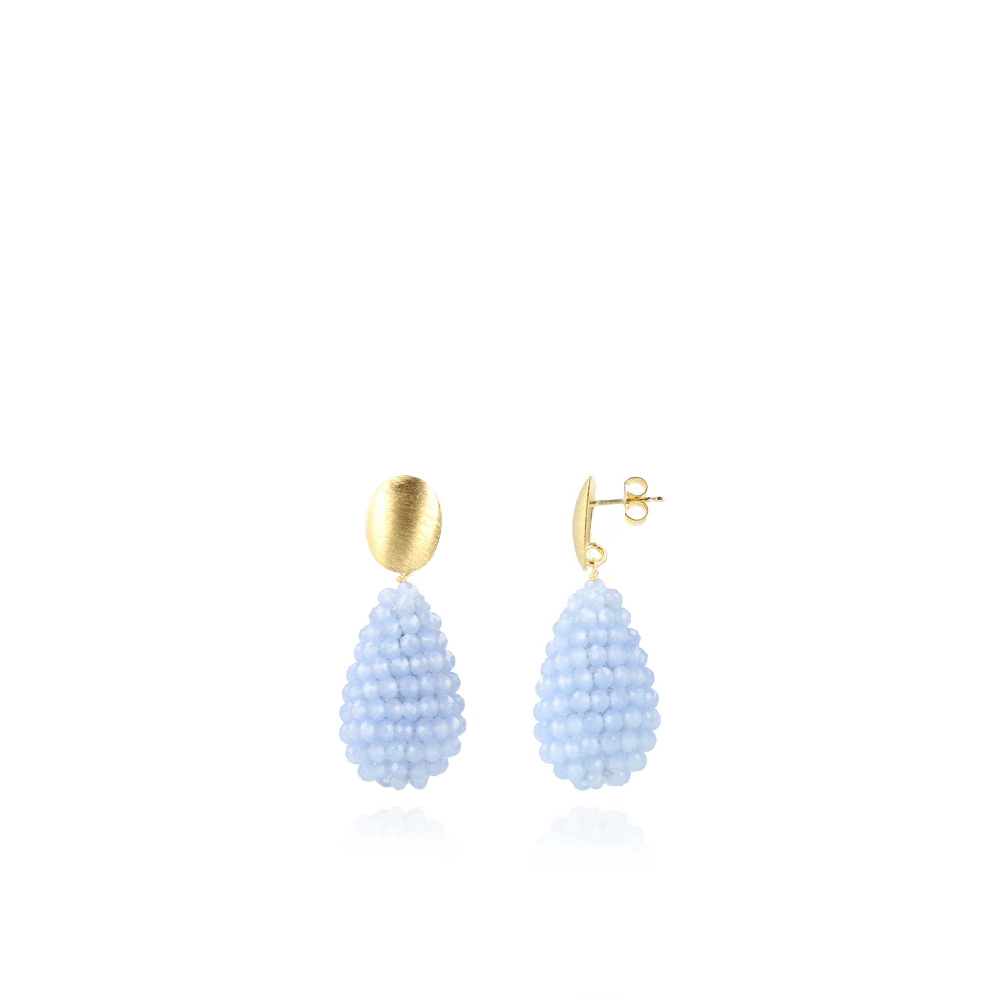 Baby Blauwe Oorbellen Amy Glassberry Cone Slott-theme.productDescriptionPage.SEO.byTheBrand