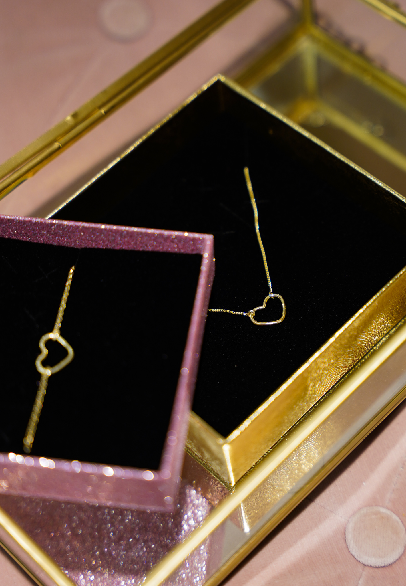 Jewellery Set Open Heart