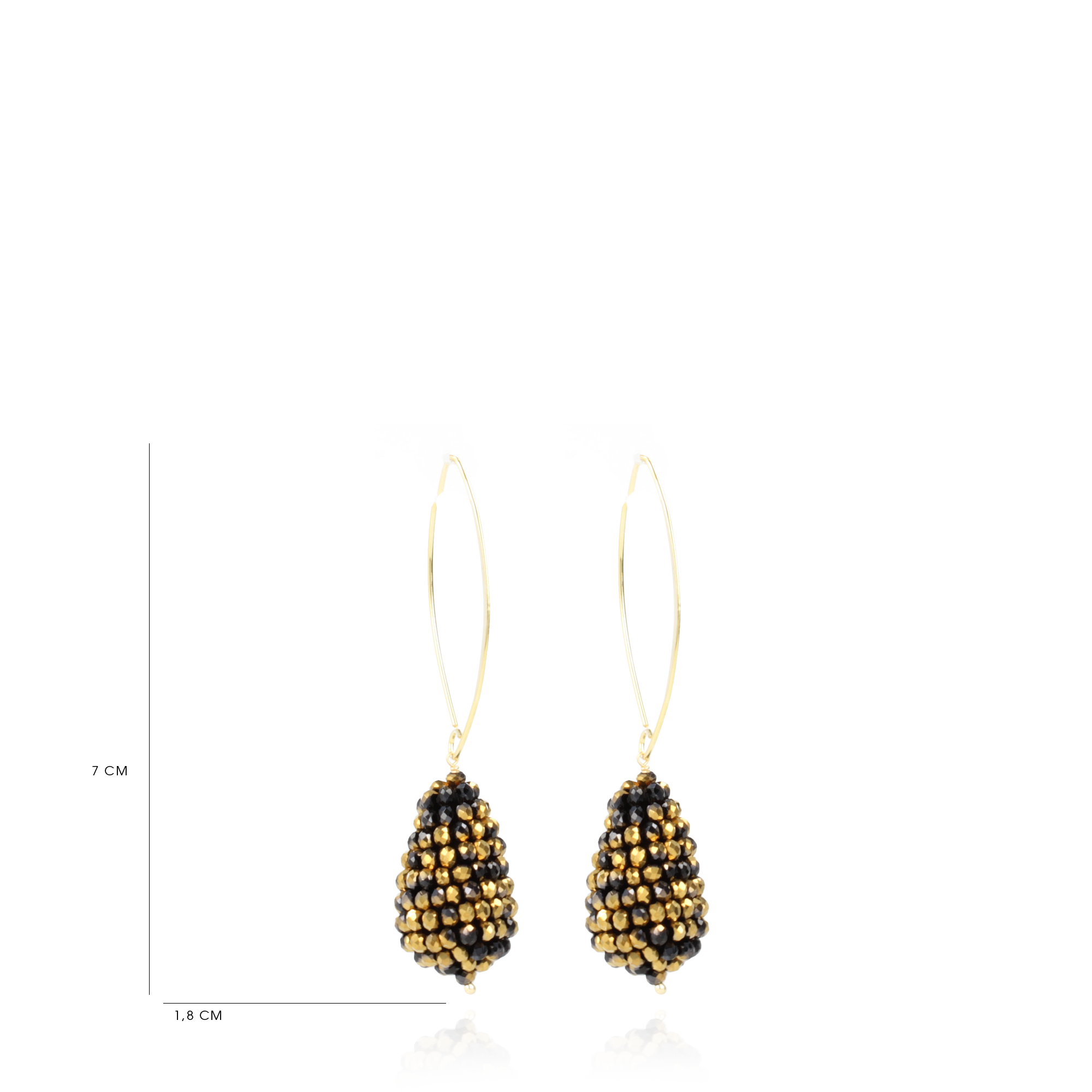 Gold-coloured Earrings Amy Cone Slott-theme.productDescriptionPage.SEO.byTheBrand