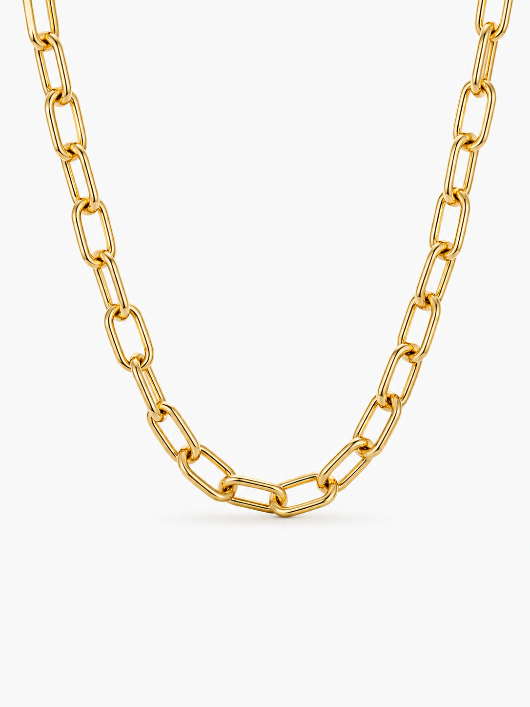 16.013 - gold colored soft gold paperclip medium