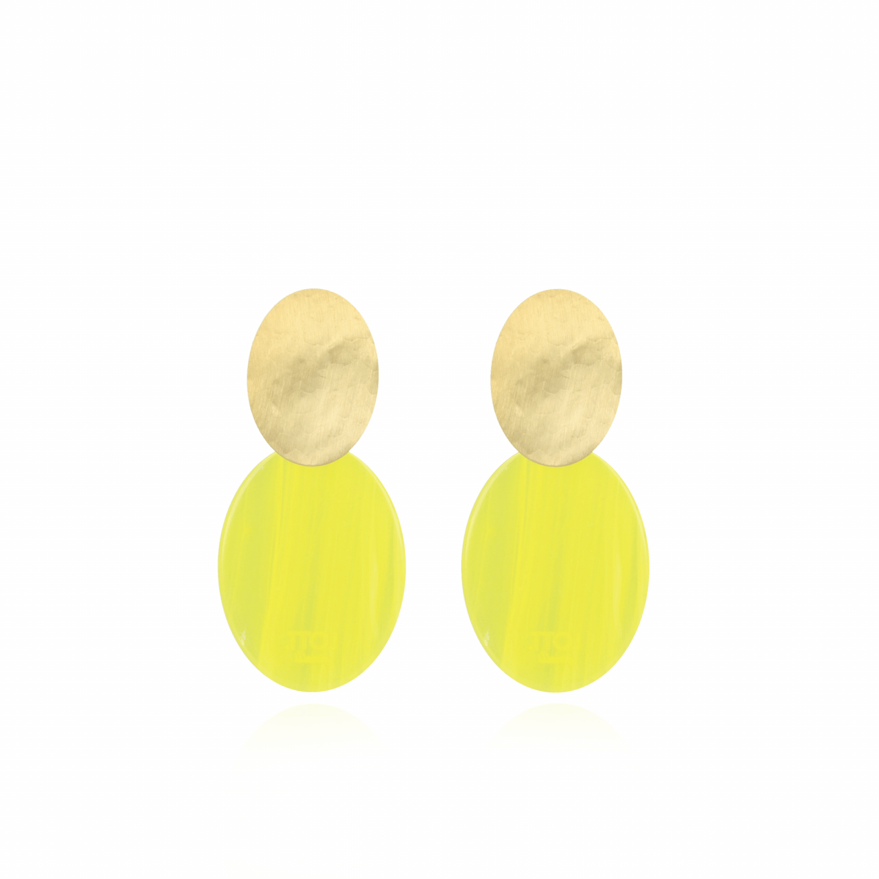 Resin Closed Oval S Sparkling Yellow oorbellenlott-theme.productDescriptionPage.SEO.byTheBrand