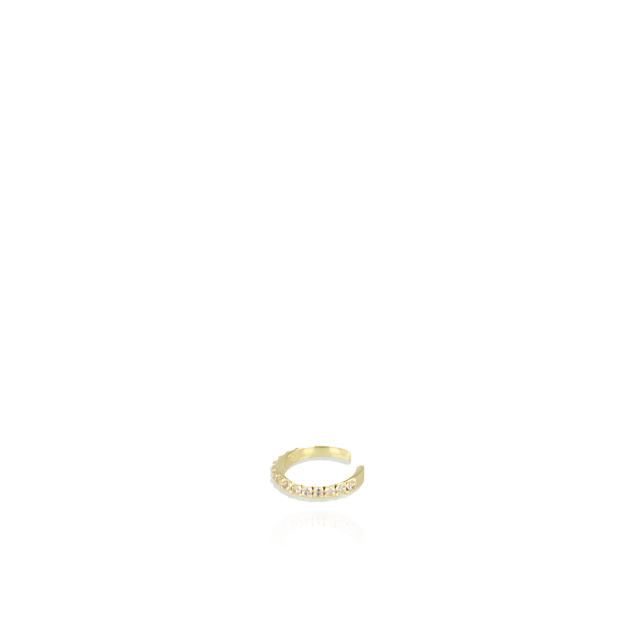Tiny by LOTT. Cuff Single Plain and Crystal - G