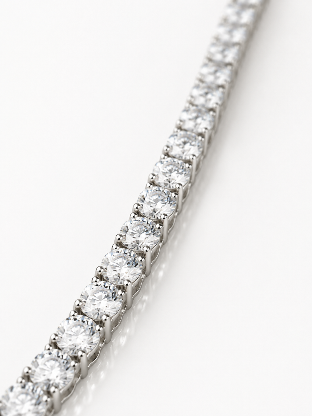 Tennis ketting Kristal L