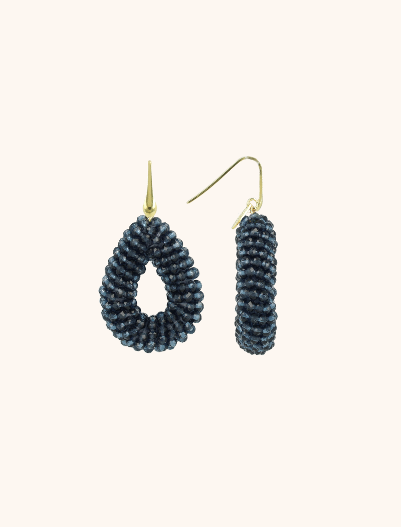Elementar Blau Ohrringe Berry Tropfen S