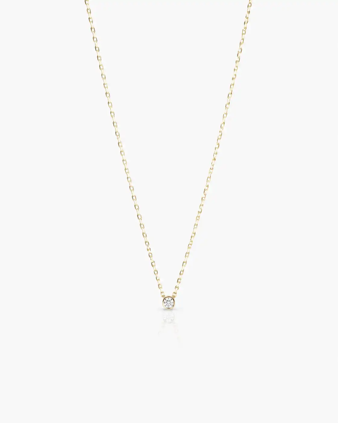Symbool ketting One Diamond