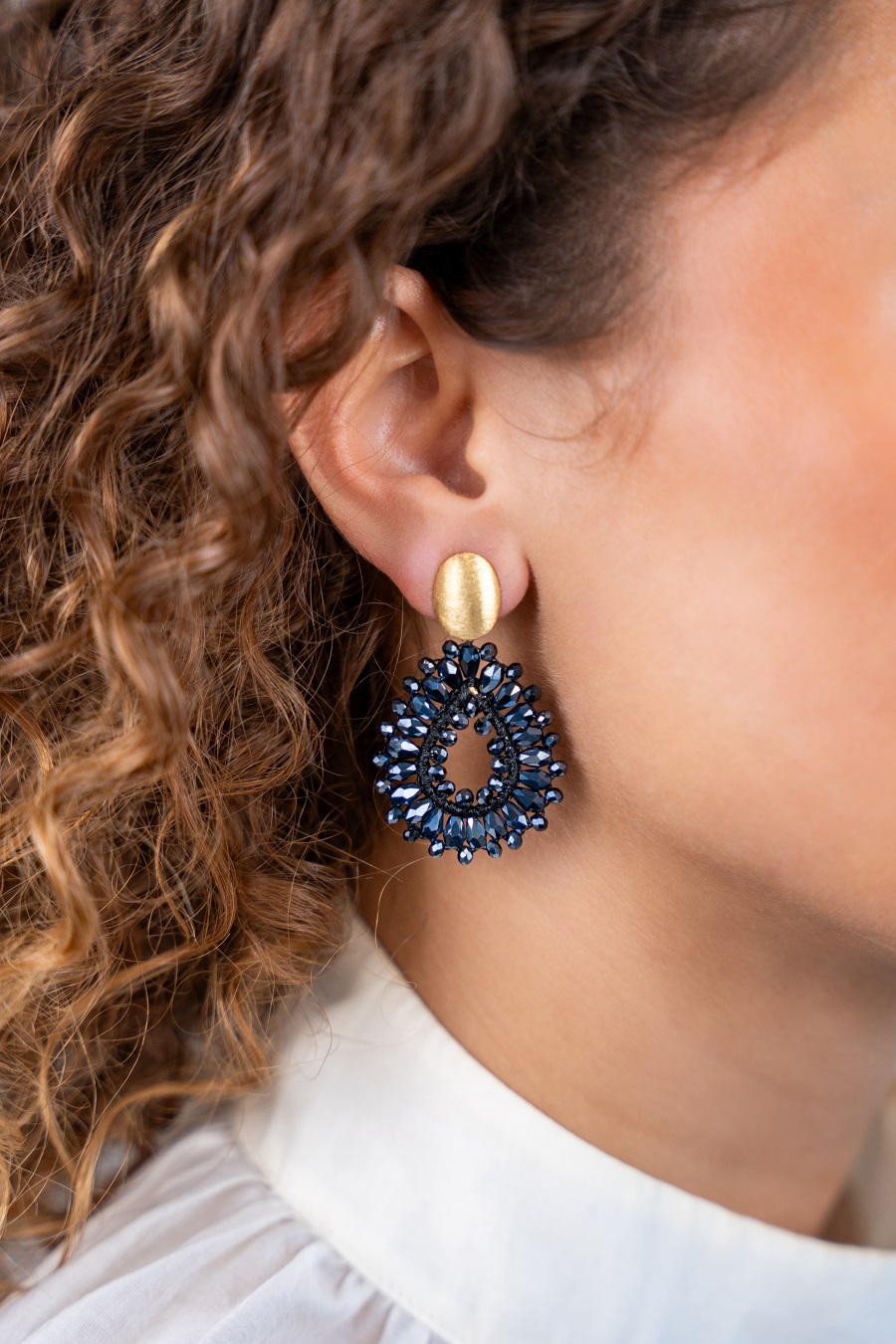 Metallic Blau Ohrringe Robinlott-theme.productDescriptionPage.SEO.byTheBrand