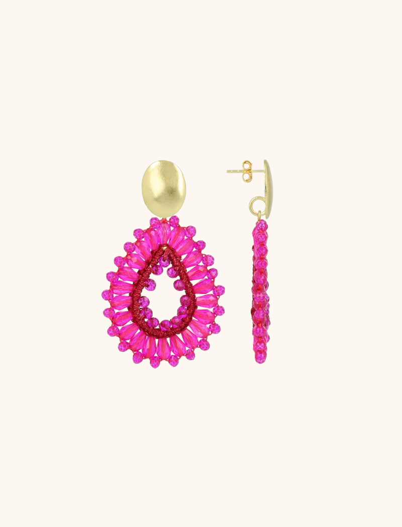 Fuchsia Ohrringe Seide Drop Slott-theme.productDescriptionPage.SEO.byTheBrand